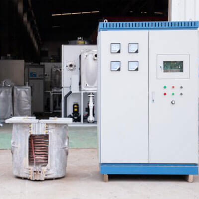 فرن ذوبان الحث عالي الأداء لمعالجة المعادن 150kw