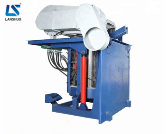 3T قدرة 2000KW فرن صهر كبير للحديد الألومنيوم النحاس الخردة